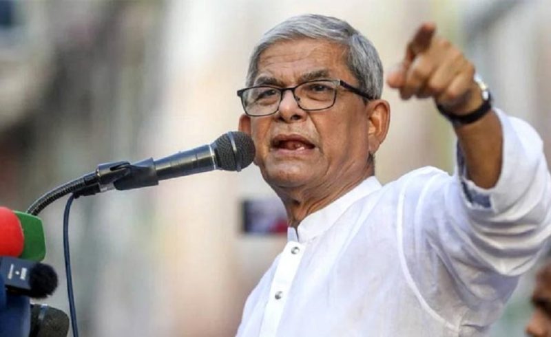 গণতন্ত্র ফিরিয়ে আনার একমাত্র পথ সুষ্ঠু নির্বাচন: মির্জা ফখরুল